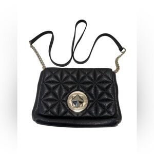 Kate Spade Naomi Astor Court Black Quilted Leather Crossbody Bag Size 8.5 x 6.5”